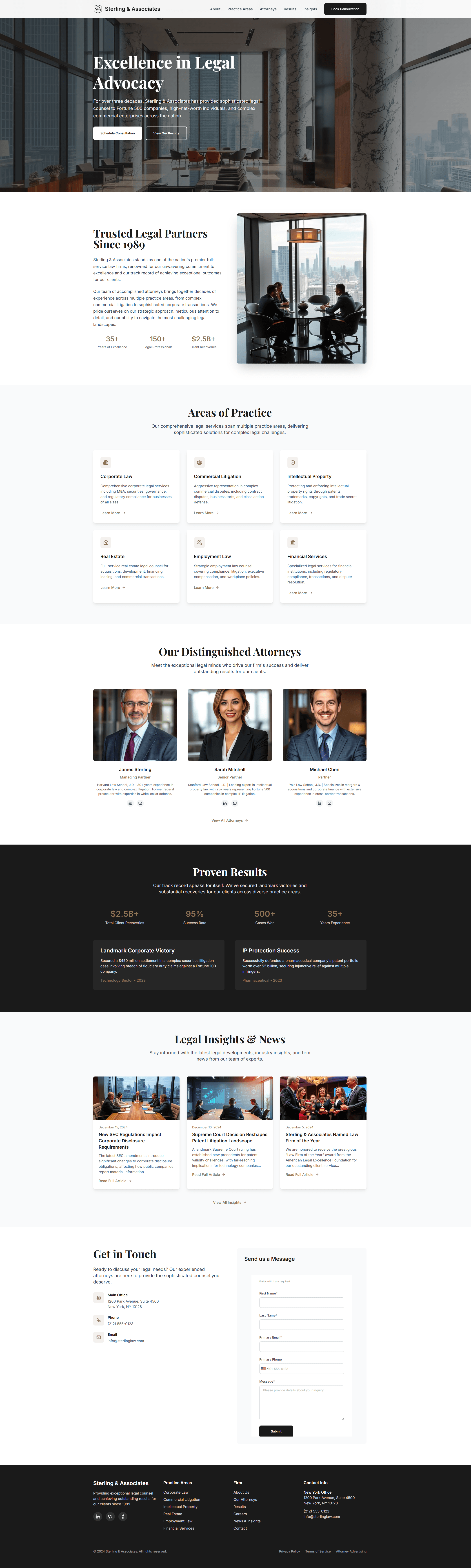 Marketing site demo